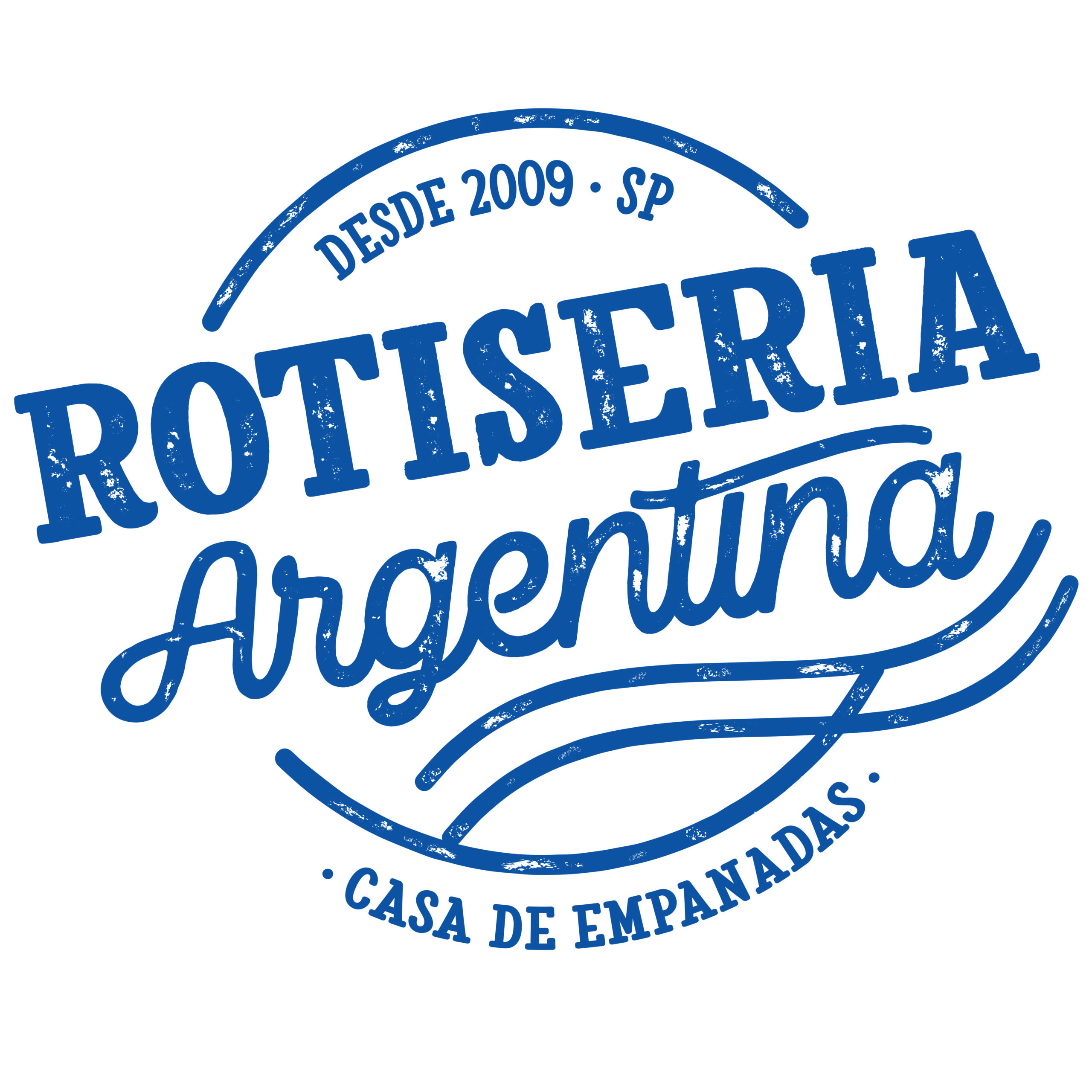 Logo da Rotiseria Argentina, casa de empanadas
